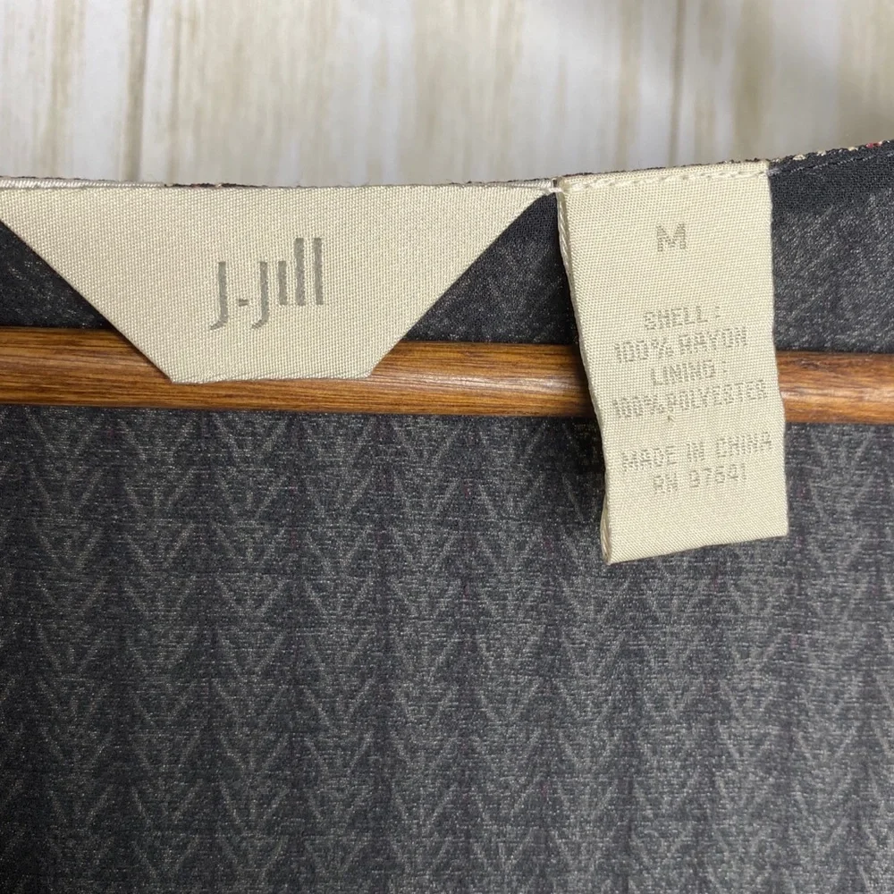 J.Jill 3/4 sleeve button front dress - Picture 2 of 7